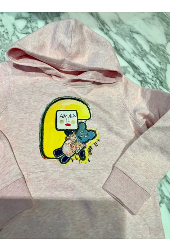 La poupée et son Teddy Beer rose enfants