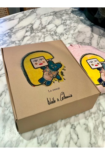 La poupée et son Teddy Beer rose enfants