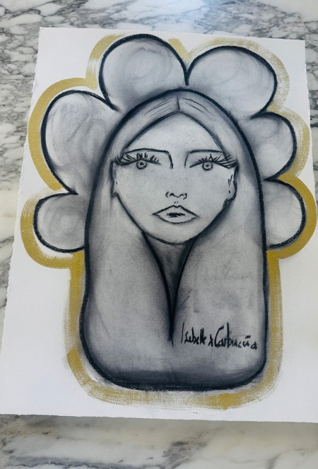 Femme fleur