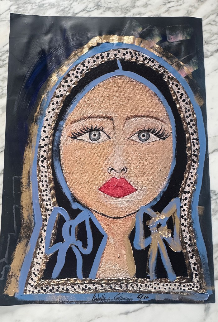 Portrait numéroté n°6