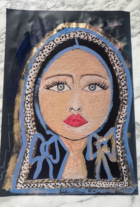 Portrait numéroté n°6