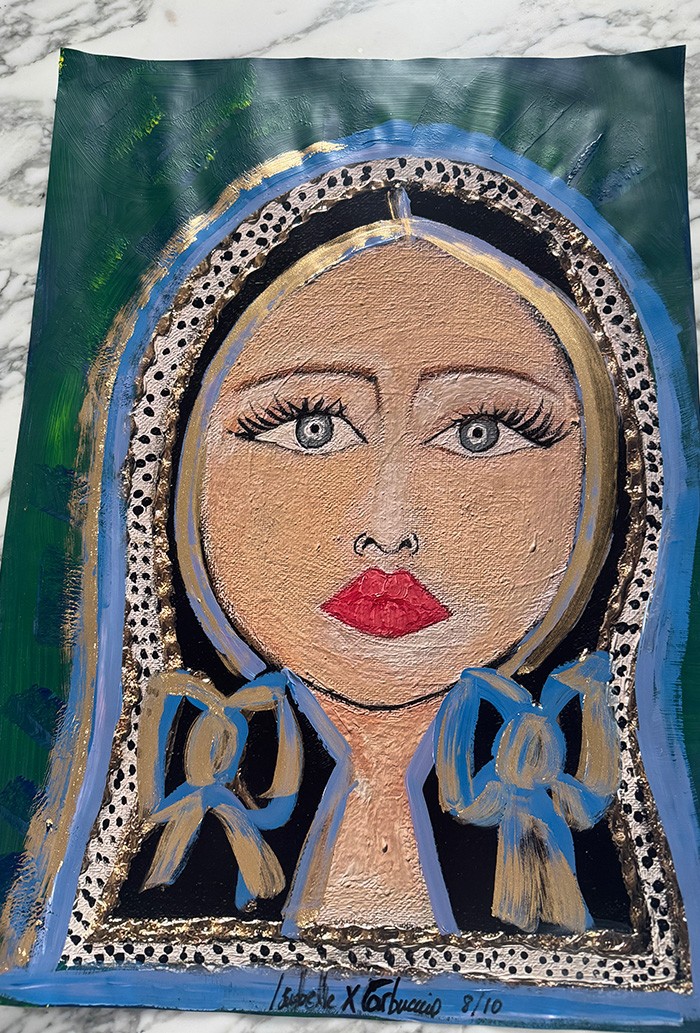 Portrait numéroté n°8