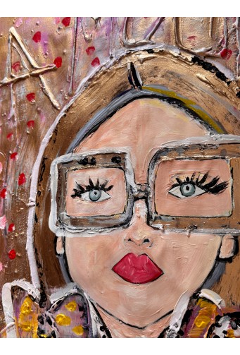 La fille aux couettes