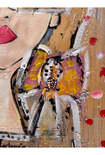 La fille aux couettes