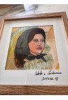 Sous verre La femme Corse numéro trois