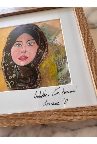 Sous verre La femme Corse numéro une