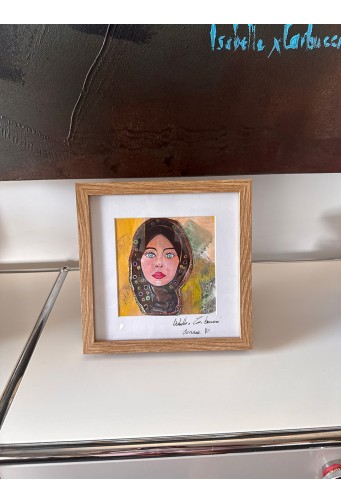Sous verre La femme Corse numéro une