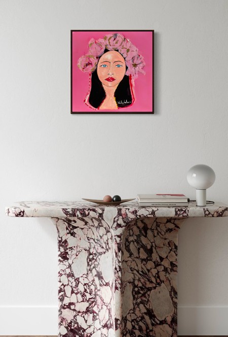 La femme aux fleurs