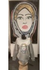 La Femme Corse Couleur Gris Chiné